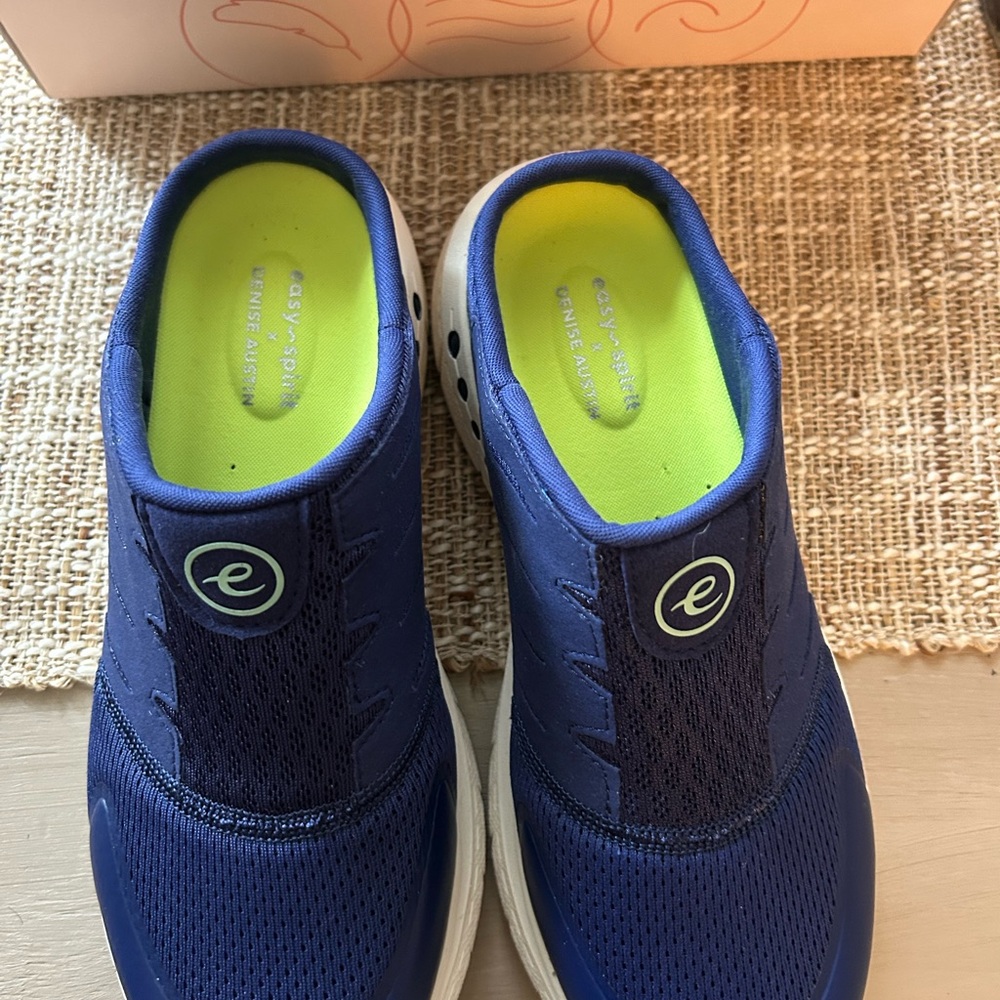 Easy Spirit Dark Blue Slip-On Shoes
